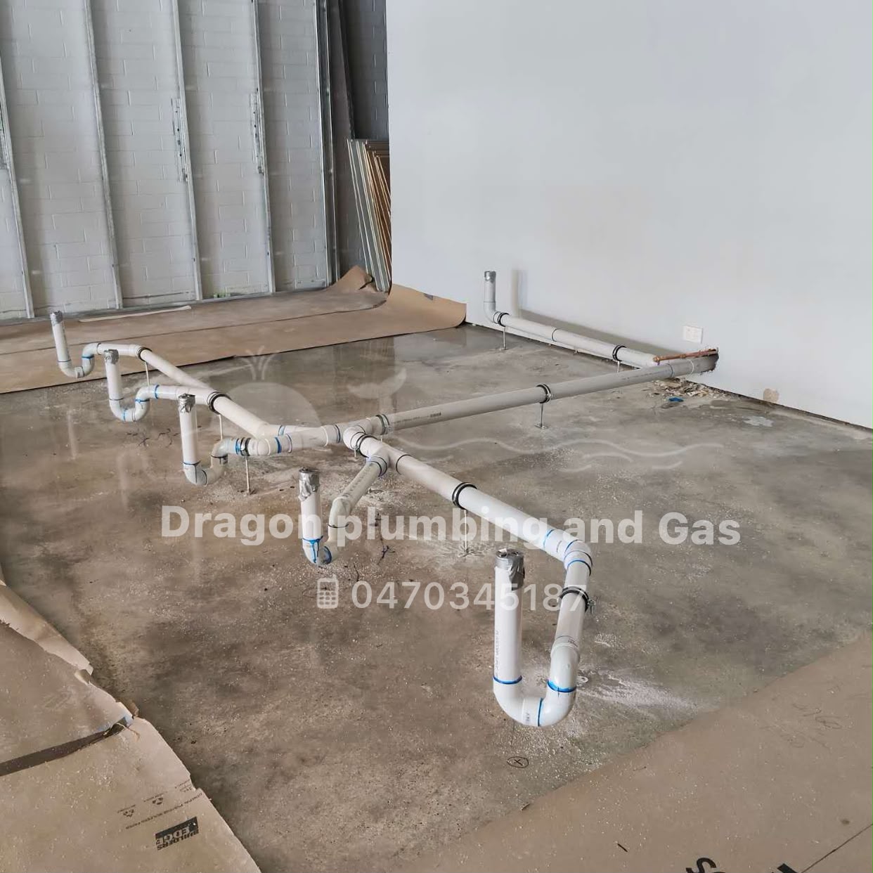 Head Spa Shop Fit-Out Drainage photo 1